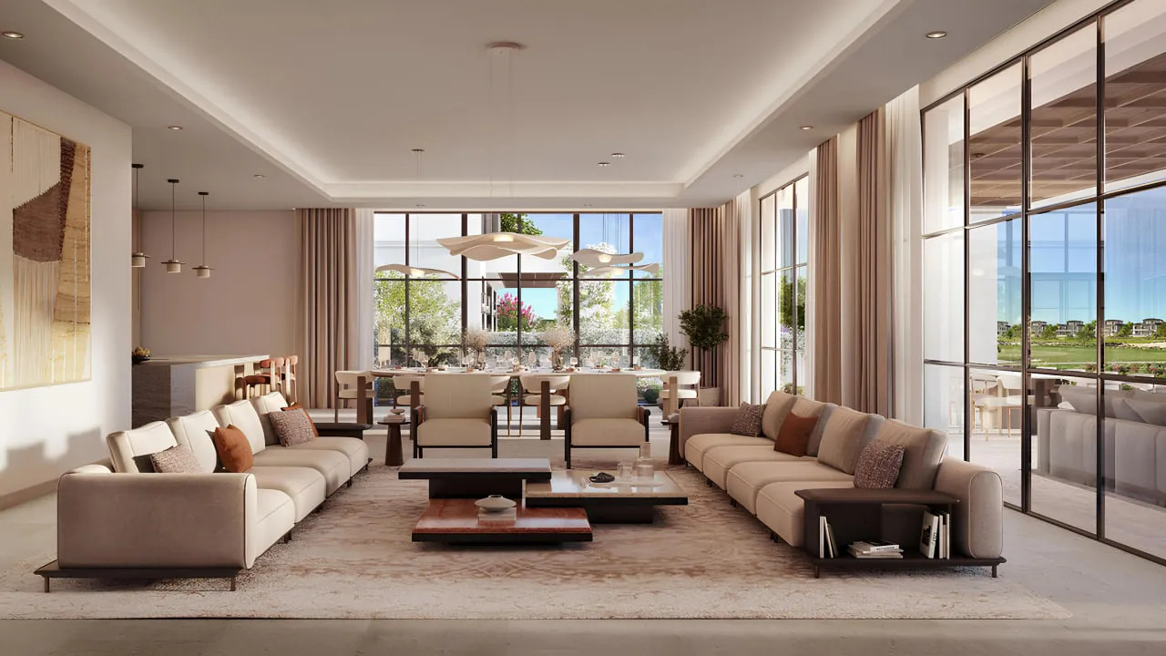 Interior at Hudayriyat Golf Estates in Abu Dhabi Abu Dhabi
