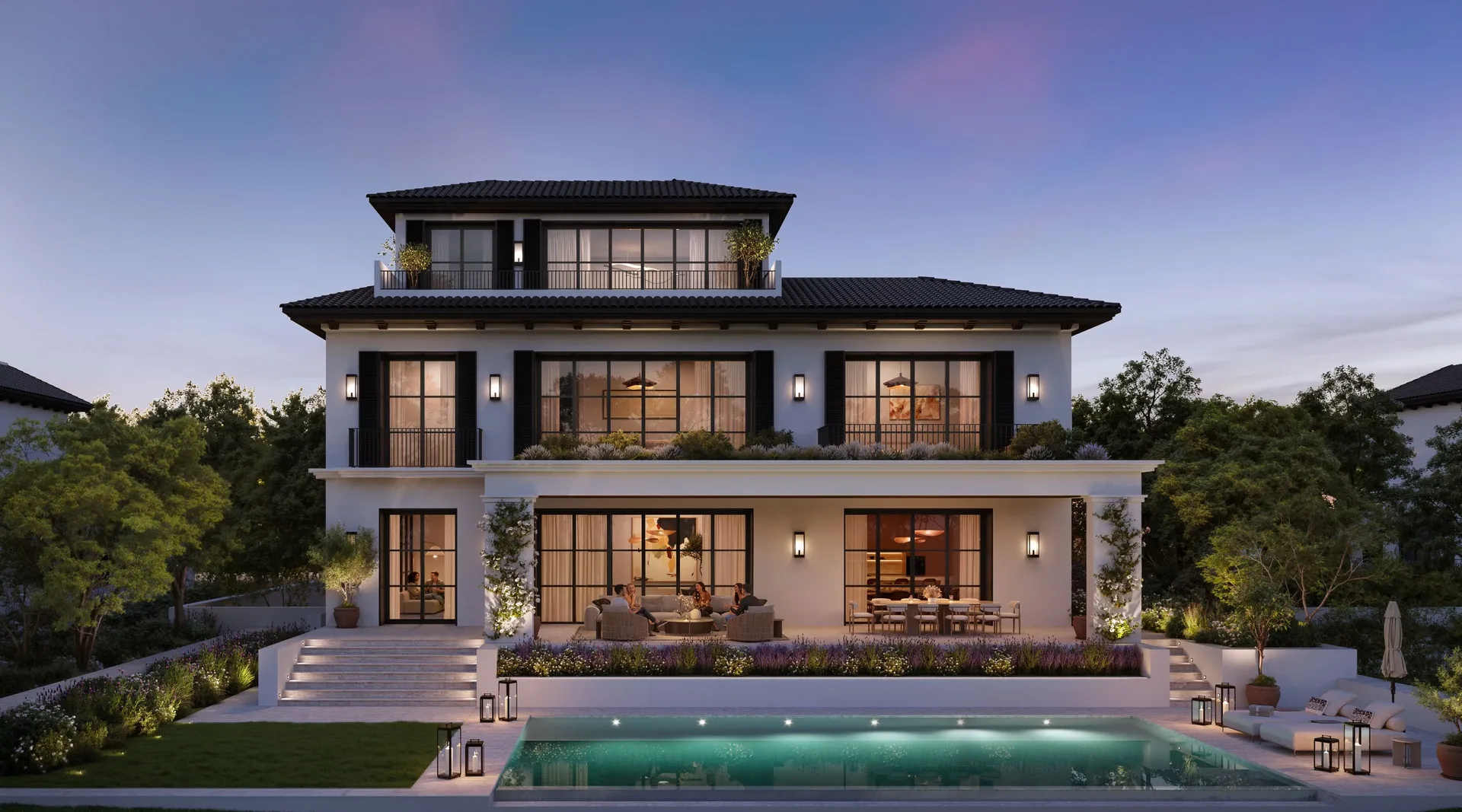 Hudayriyat Golf Estates villas on Hudayriyat Island, Abu Dhabi