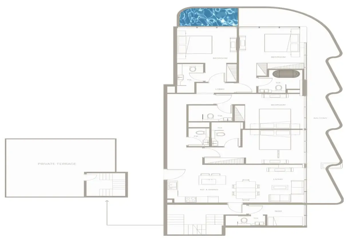 MS Homes Iluka Residences floor plan