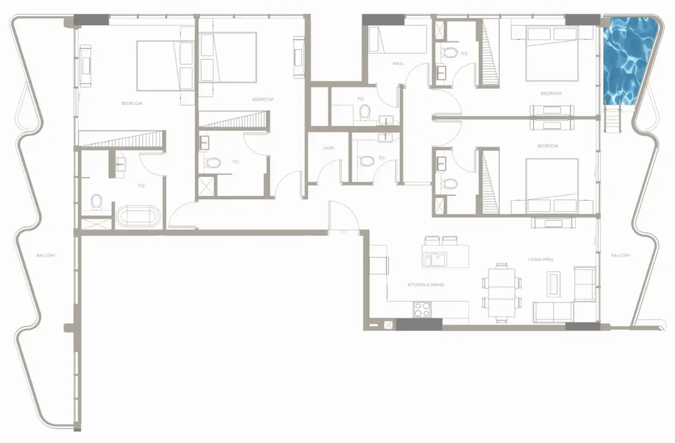 MS Homes Iluka Residences floor plan