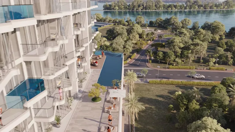 Exterior at Iluka Residences in Dubai Islands Dubai