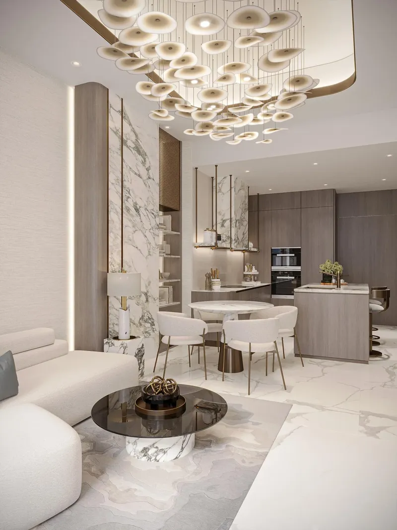 Interior at Iluka Residences in Dubai Islands Dubai
