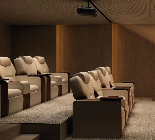 Indoor Cinema amenity image at Saas Hills