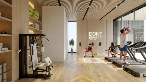 Indoor Gym amenity image at Greygate Residences by ADE