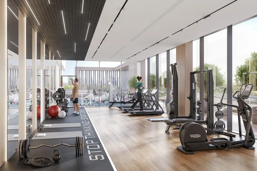 Indoor Gym amenity image at Creek Bay