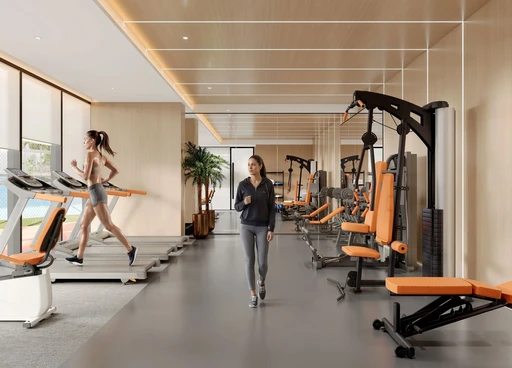 Indoor Gym amenity image at Listone Residence