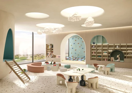 Indoor Kids Play Area amenity image at Golf Place