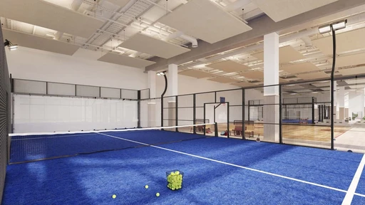 Indoor Paddle & Basketball Court amenity image at Serenia District West Residence