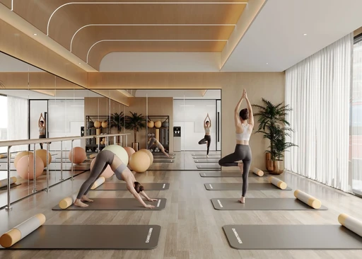 Indoor Yoga Studio amenity image at Listone Residence