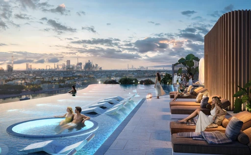 Infinity Pool amenity image at Hermina by Casagrand