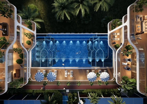 Infinity Pool amenity image at Listone Residence