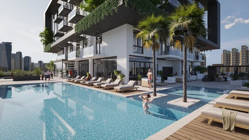Infinity Pool amenity image at Treppan Tower