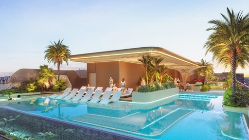 Infinity Pool & Jacuzzi amenity image at Vestoria Bay