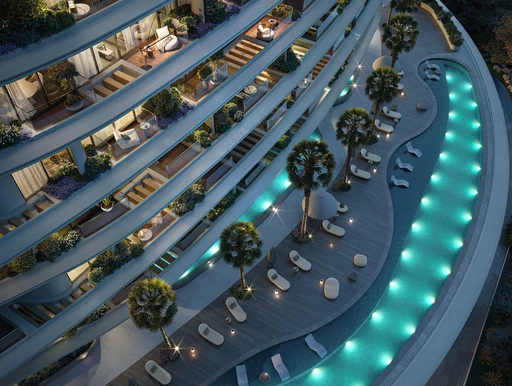Infinity Swimming Pool amenity image at Lia by Avenew Development