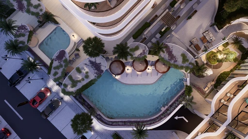 Infinity Swimming Pool amenity image at Marquis Horizon
