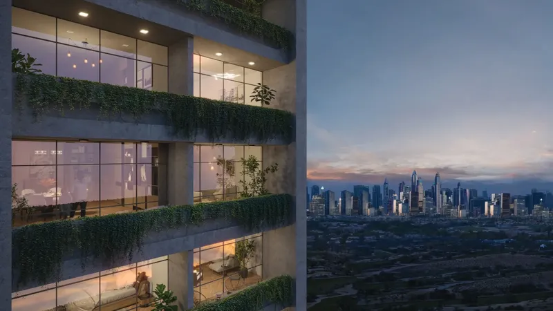 Exterior at Infinity Tower in Ajman