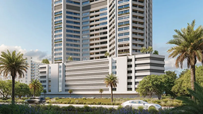 Exterior at Infinity Tower in Ajman
