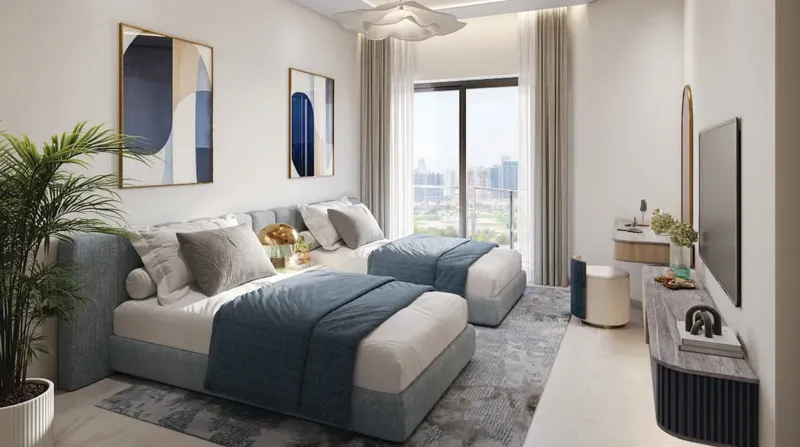 Interior at Infinity Tower in Ajman