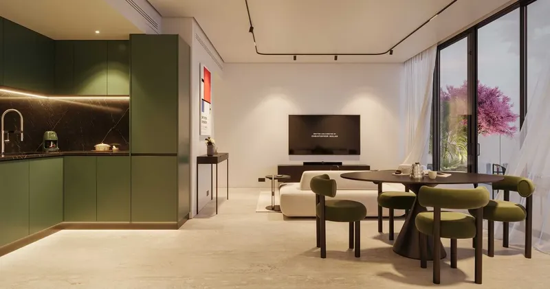 Interior at Interstellar Tower in JVT (Jumeirah Village Triangle) Dubai
