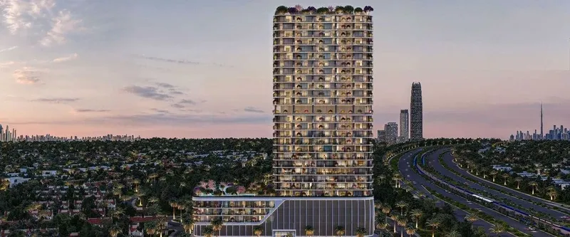 Exterior at Interstellar Tower in JVT (Jumeirah Village Triangle) Dubai