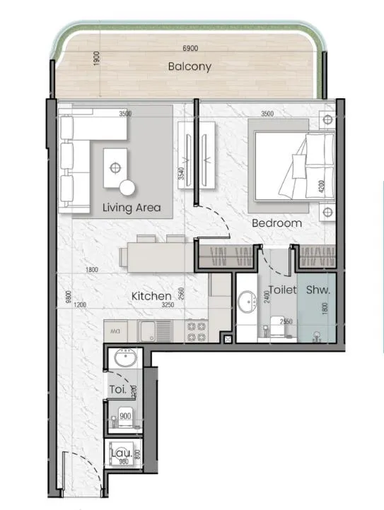 MAK Developers I'Sola Bella floor plan