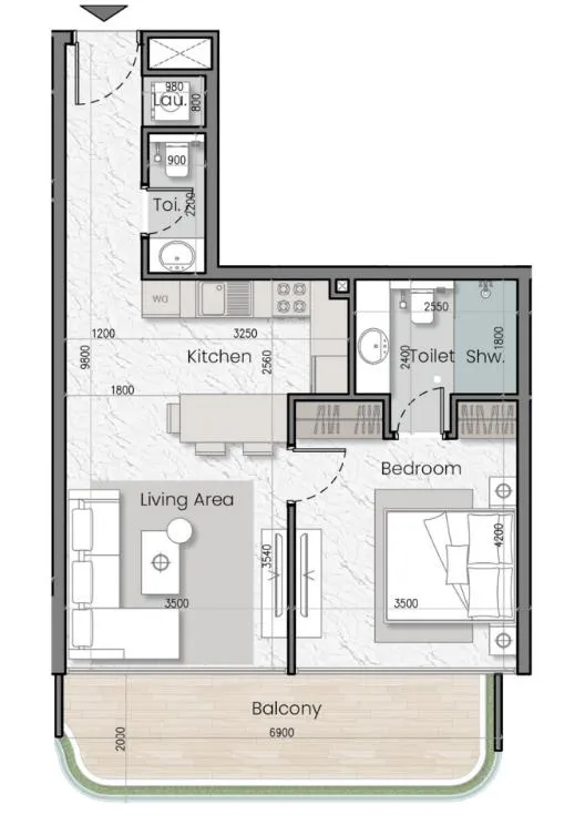 MAK Developers I'Sola Bella floor plan