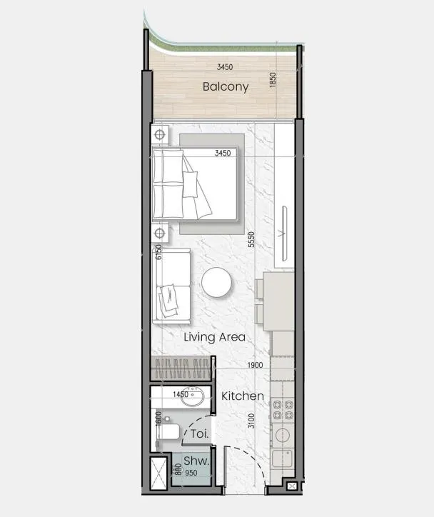 MAK Developers I'Sola Bella floor plan