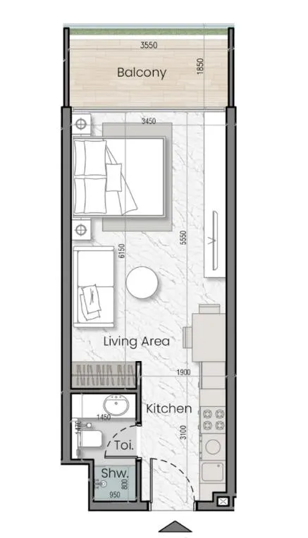 MAK Developers I'Sola Bella floor plan