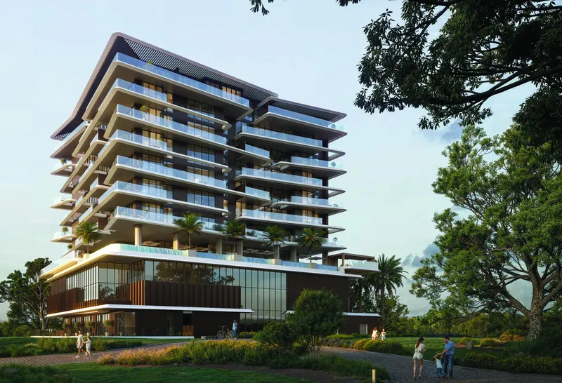Exterior at Isolana Residences in Dubai Islands Dubai