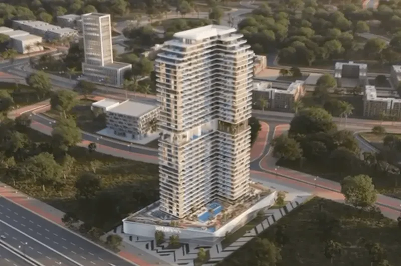Exterior at Ivy Gardens 2 by Samana in Dubailand Residence Complex Dubai