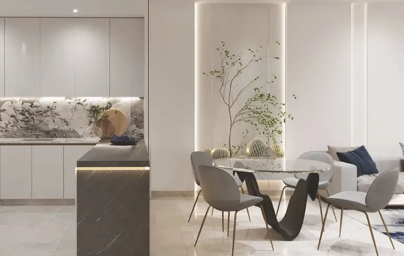 Interior at Ivy Gardens 2 by Samana in Dubailand Residence Complex Dubai