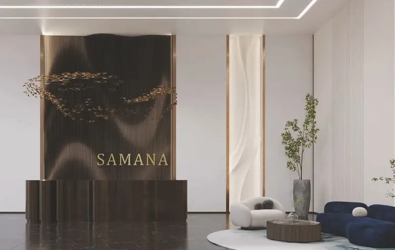 Lobby at Ivy Gardens 2 by Samana in Dubailand Residence Complex Dubai