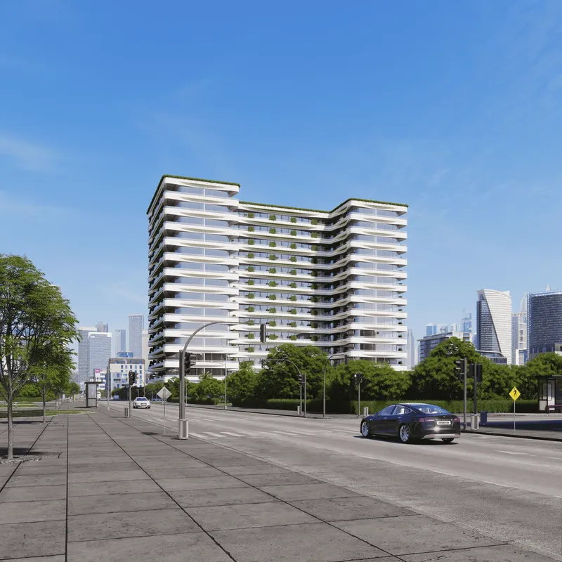 Exterior at Ivy Gardens by Samana in Dubai Land Residence Complex Dubai