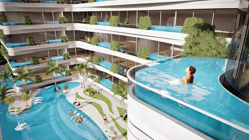 Exterior at Ivy Gardens by Samana in Dubai Land Residence Complex Dubai