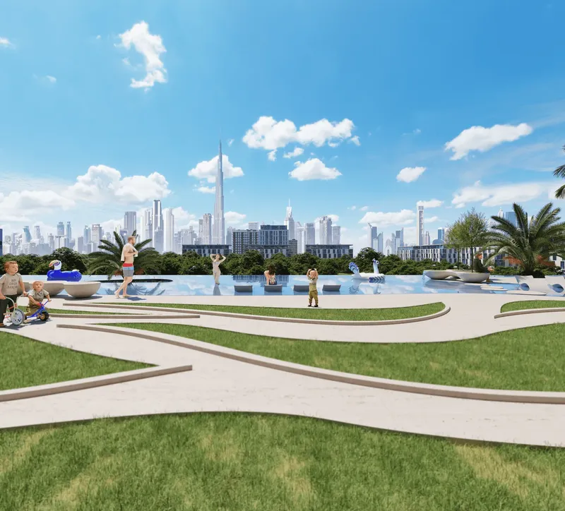 Exterior at Ivy Gardens by Samana in Dubai Land Residence Complex Dubai