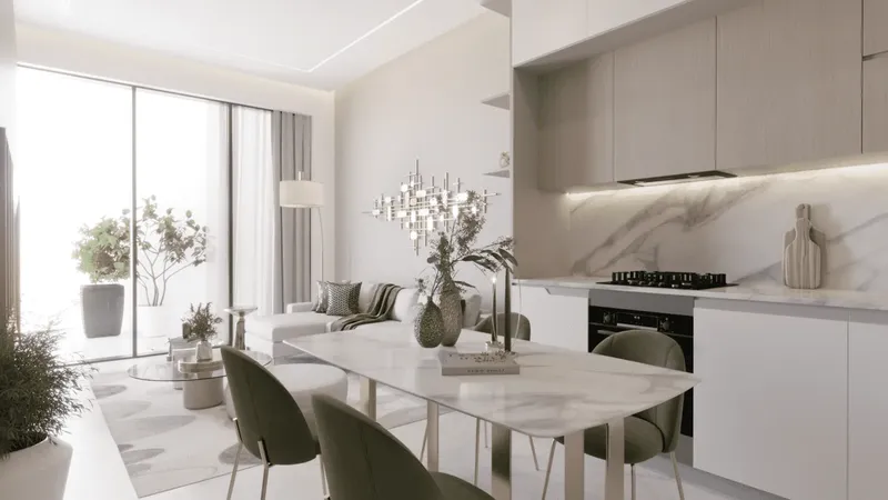 Interior at Ivy Gardens by Samana in Dubai Land Residence Complex Dubai