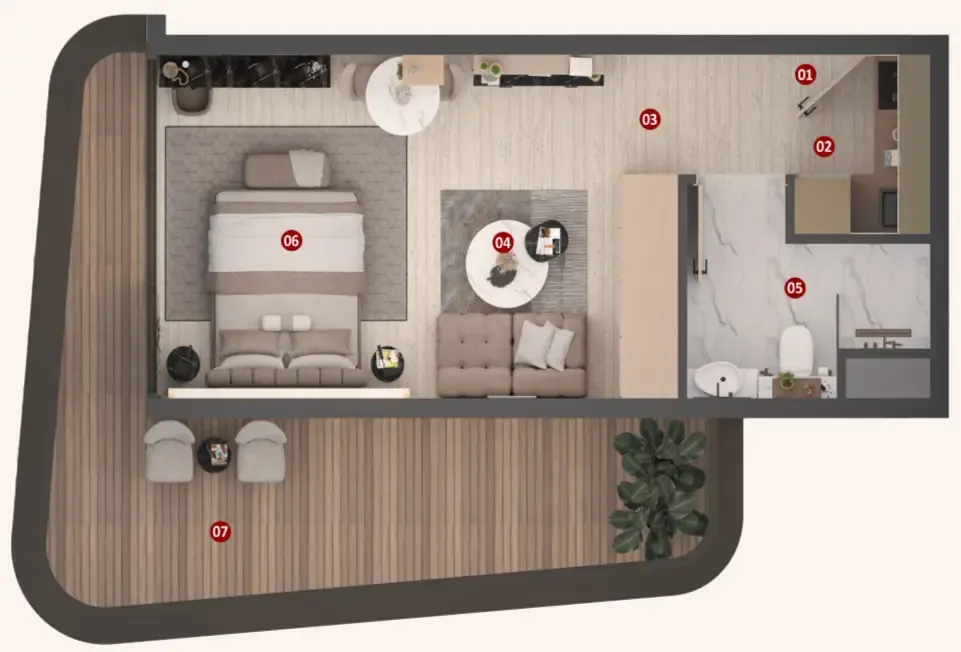 Zoya Developments Izel by Zoya floor plan