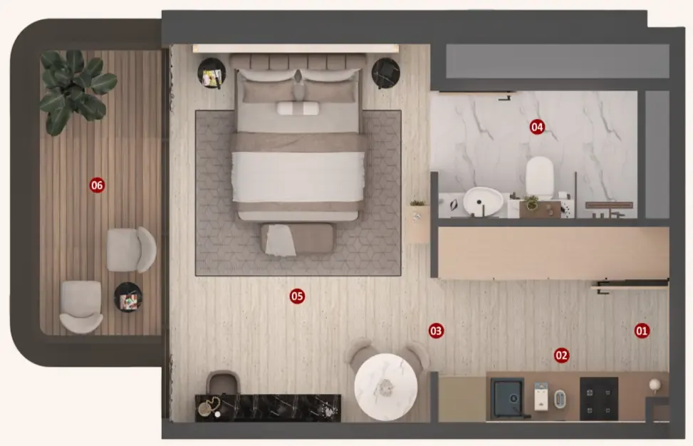 Zoya Developments Izel by Zoya floor plan