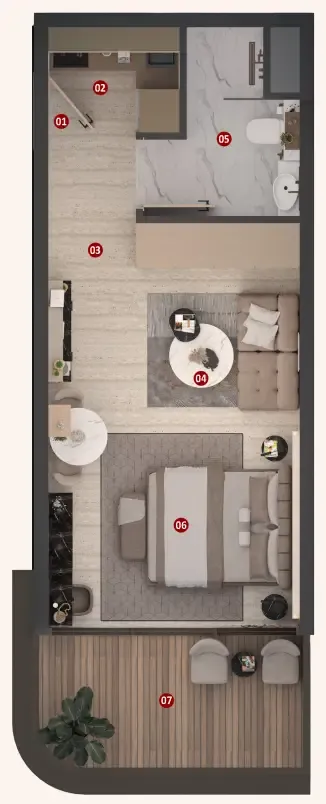 Zoya Developments Izel by Zoya floor plan