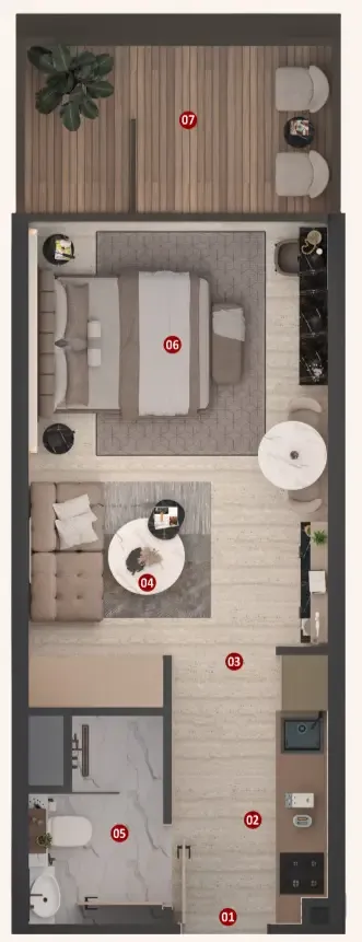 Zoya Developments Izel by Zoya floor plan