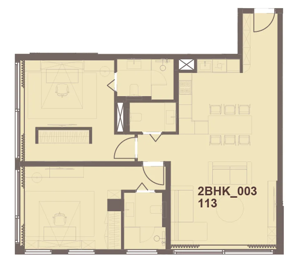 Hirat Real Estate Development J-Haus Residence floor plan