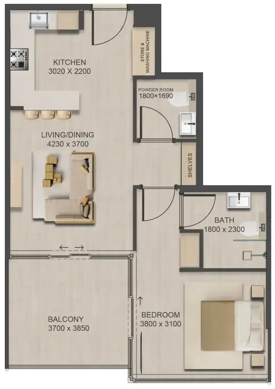 JAD Global J188 floor plan