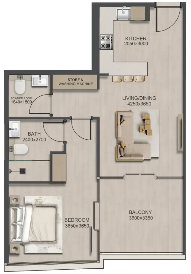 JAD Global J188 floor plan