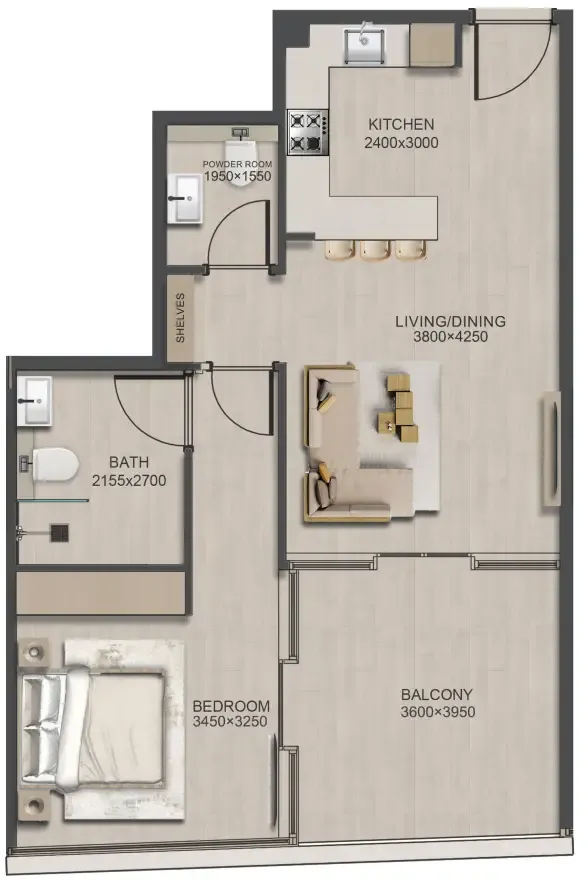 JAD Global J188 floor plan