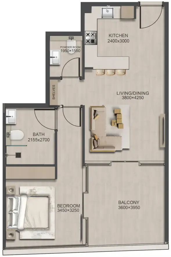 JAD Global J188 floor plan