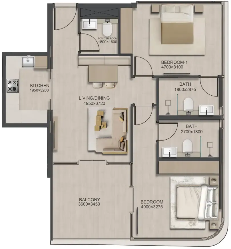 JAD Global J188 floor plan