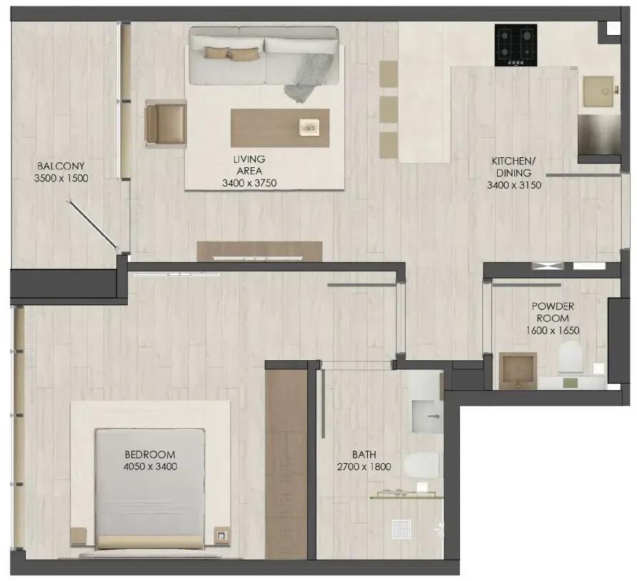 JAD Global JAD 288 floor plan