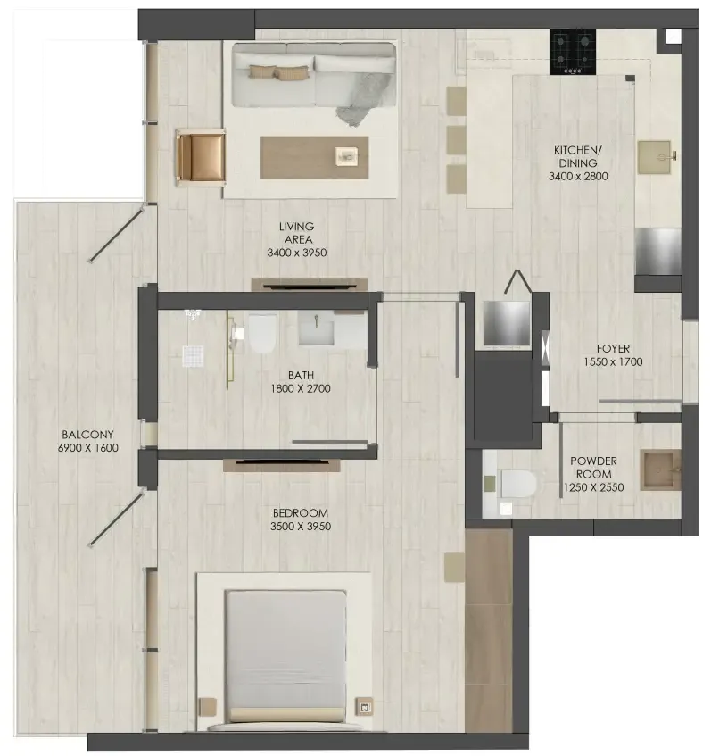 JAD Global JAD 288 floor plan