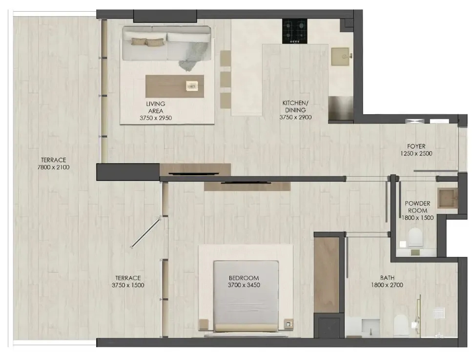 JAD Global JAD 288 floor plan