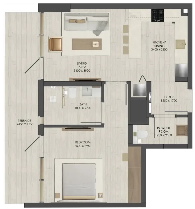 JAD Global JAD 288 floor plan